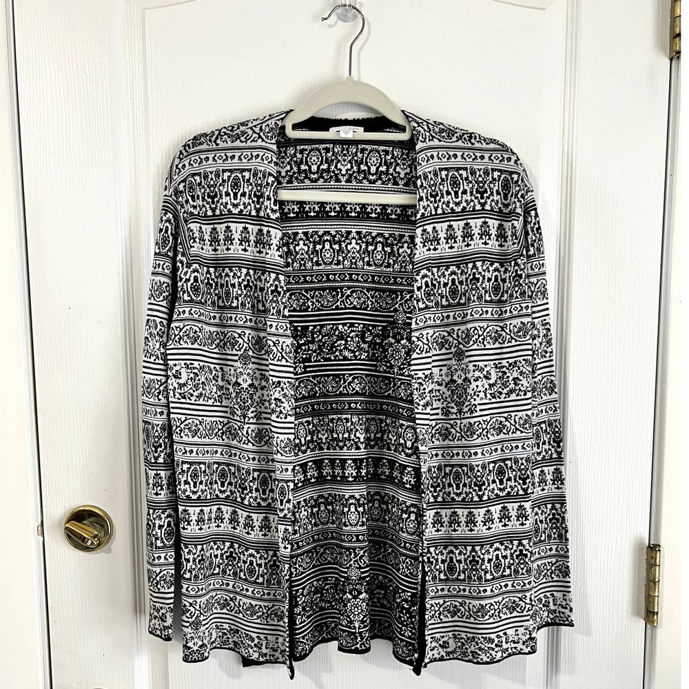 J. Jill Women's Long sleeve Open Cottage Cardigan